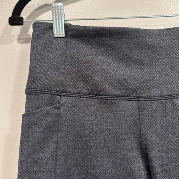 ATHLETA Herringbone Mercer Tights Leggings‎ Pockets Navy Size XS #353504 Petite - Picture 13 of 15